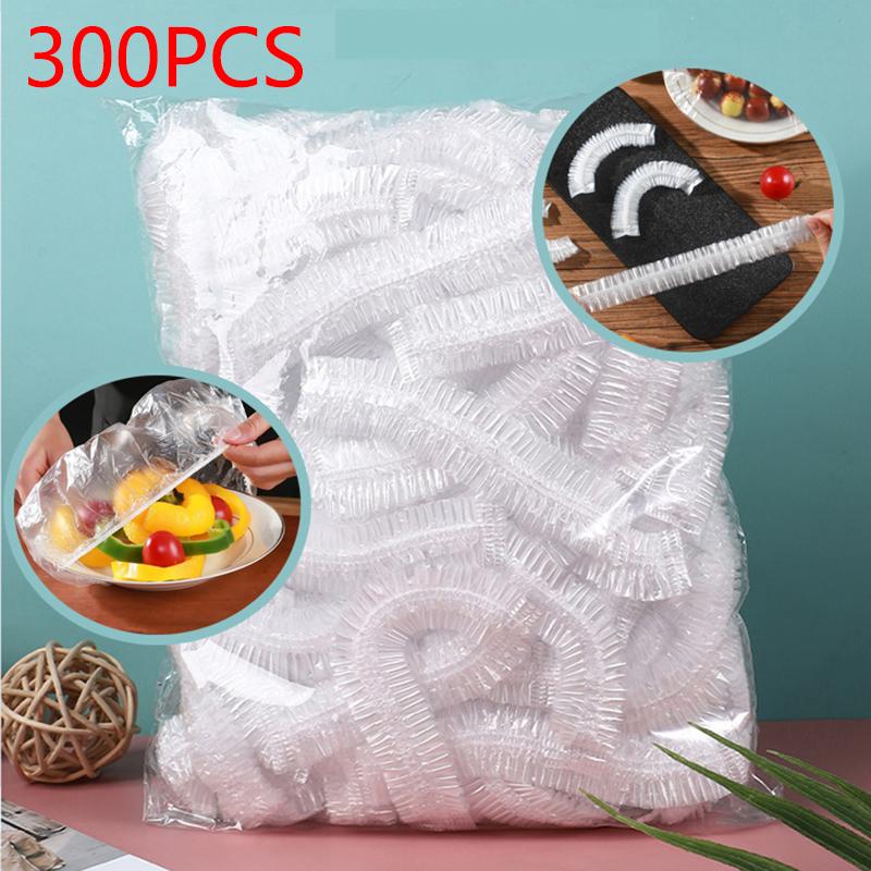 2000/1000/300/100 Pcs Disposable Lids for Food Conservation of The Refrigerator Plastic Packaging Food Covers Shoe Covers Shower Hats Bowls Hats Bag