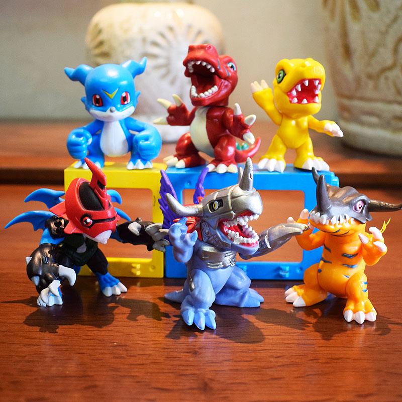 Digimon Adventure Figure Candy Toys Agumon Gabumon Patamon Gatomon Action Figure Model Collectible Doll Ornament