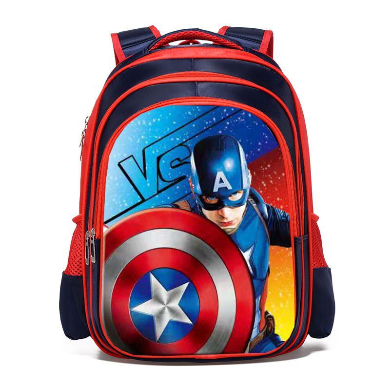 Marvel Avengers Kids Backpack Set With Iron Man Captain America Spider-man Perfect For Any Adventure!
