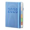 2026 Planner Monthly Weekly Daily Agenda Book 2026 To-Do List Notebook with Monthly Tabs Inner Pocket Elastic Closure