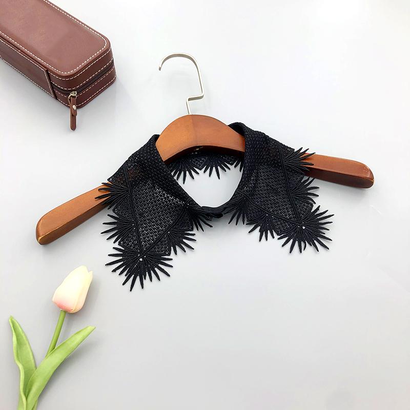 1шт модный поддельный воротник белый вышитый декоративный платок кукольная шея блузка декор