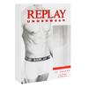 Replay Мужские боксеры Темно-синий Серый N139 Хлопок Логотип 2 шт.