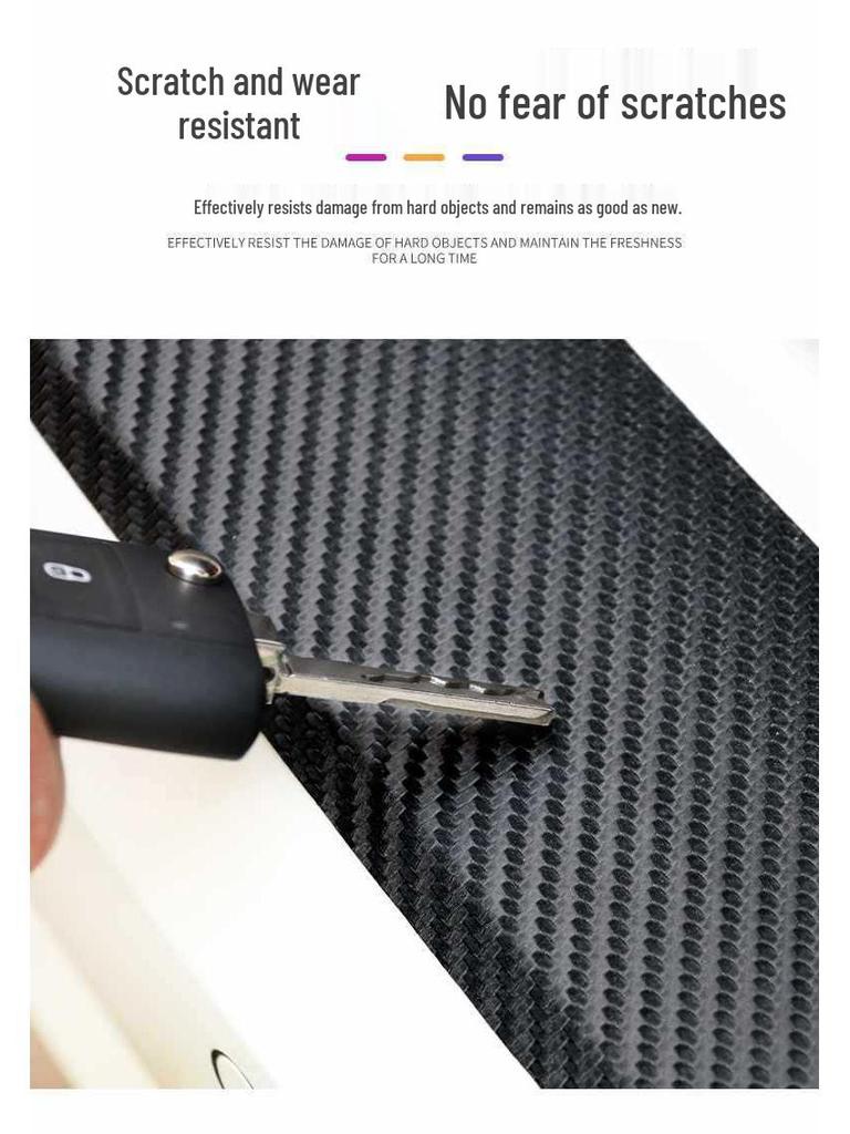 Аксессуары для интерьера Geely Emgrand 4-го поколения: Наклейки на пороги дверей