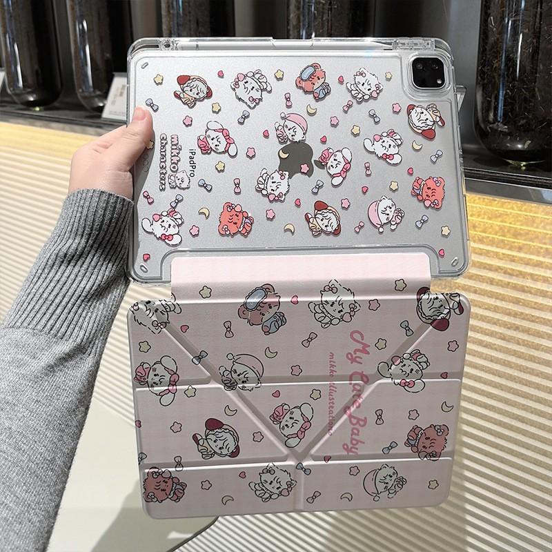Чехол для iPad 9-го поколения 10,2 дюйма со слотом для стилуса, совместимый с Air 5/6 10,9, Pro 11, с полным покрытием, магнитная защелка
