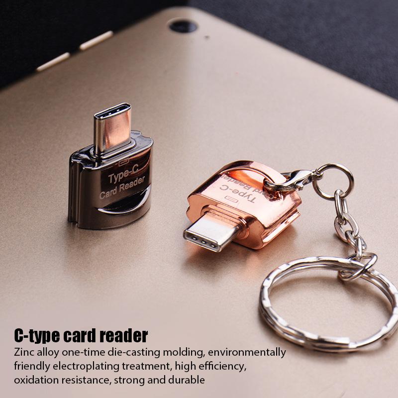 USB C To Micro SD Adapter Type C Card Reader TF Memory Card Adapter Card Reader Mini Micro Card Reader For iPhone Samsung Xiaomi