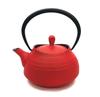 Ichikudo Nanbu Ironware Teapot Hakeme Red 0.4L