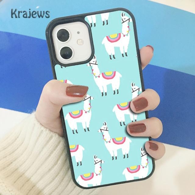 Cute Llama Alpaca Animals Cartoon Soft Phone Case Cover For IPhone 18 17 Air 16 15 14 plus 11 12 13 pro max coque Fundas