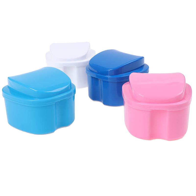 Коробка для зубных протезов и набор щеток для чистки фиксатора футляра для зубных протезов Щетка Зубная щетка