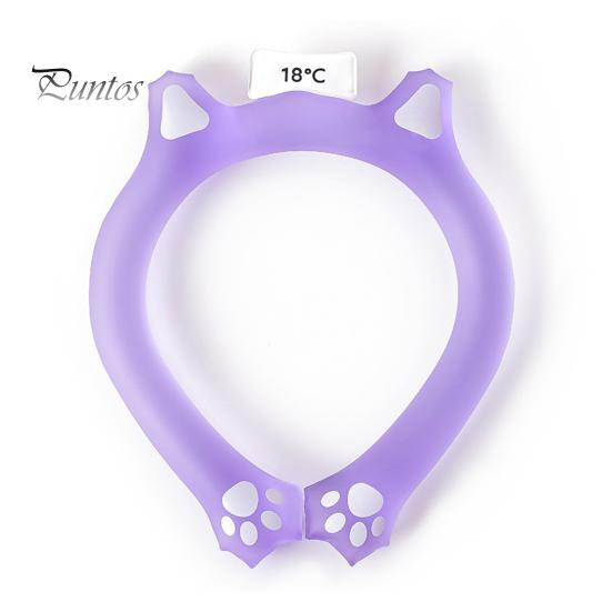 Летняя охлаждающая трубка для шеи Носимый охладитель для шеи Легкое многоразовое ледяное кольцо На открытом воздухе Предотвращение теплового удара Портативный воротник с обертыванием на шею