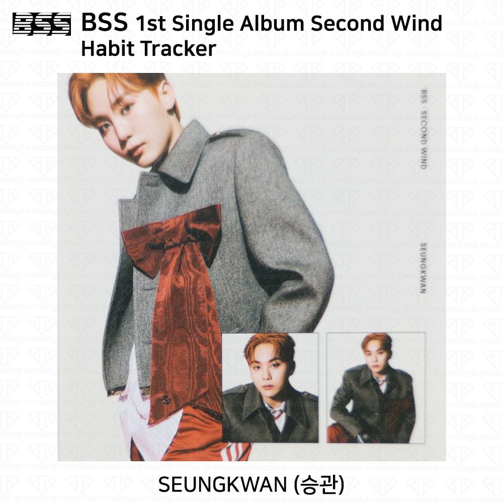 BSS of SEVENTEEN 1st Single Second Wind Фотокарта Трекер привычек BSS Card KPOP