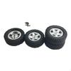 4x RC Wheels and Tires with Wheel Rims Rubber Sturdy Replacement Upgrade for MN82S 1/12 Car