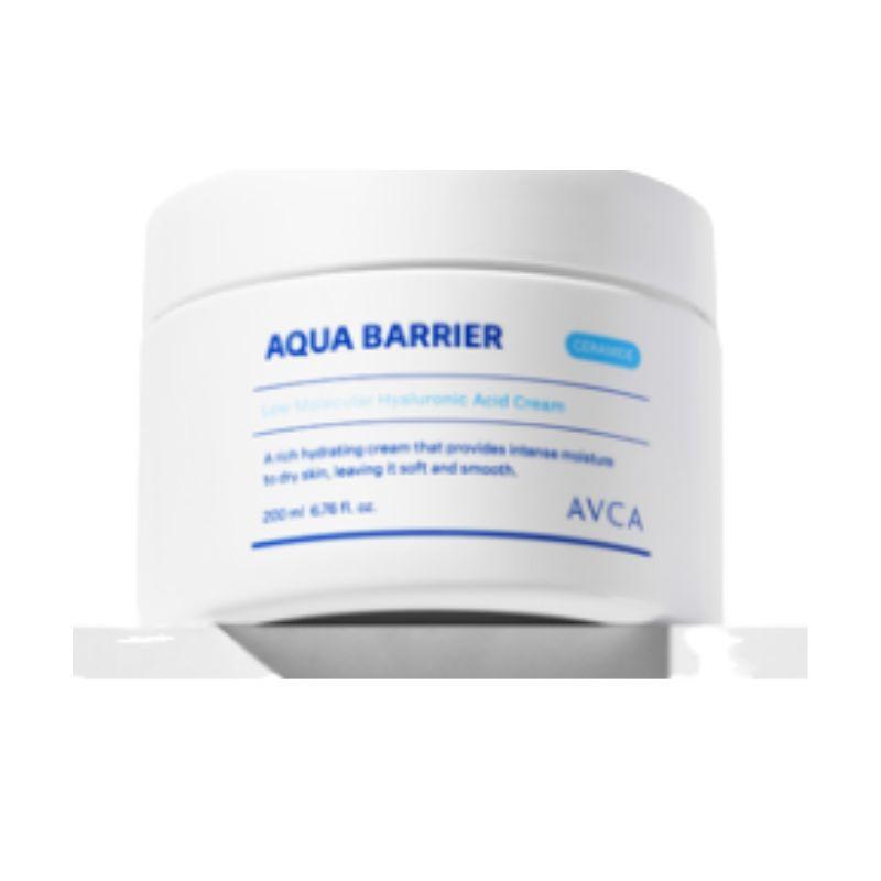 AVCA Aqua Barrier Увлажняющий крем для лица с низкомолекулярной гиалуроновой кислотой Глубокое увлажнение 200 мл