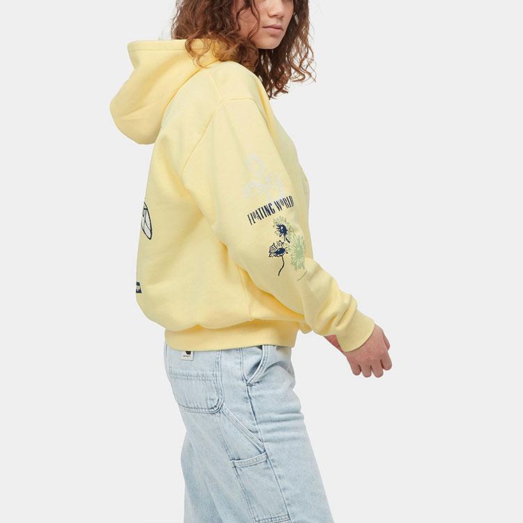 Carhartt WIP Женская толстовка с капюшоном Verdant Fantasy Женская толстовка Желтая I030091-825-XX