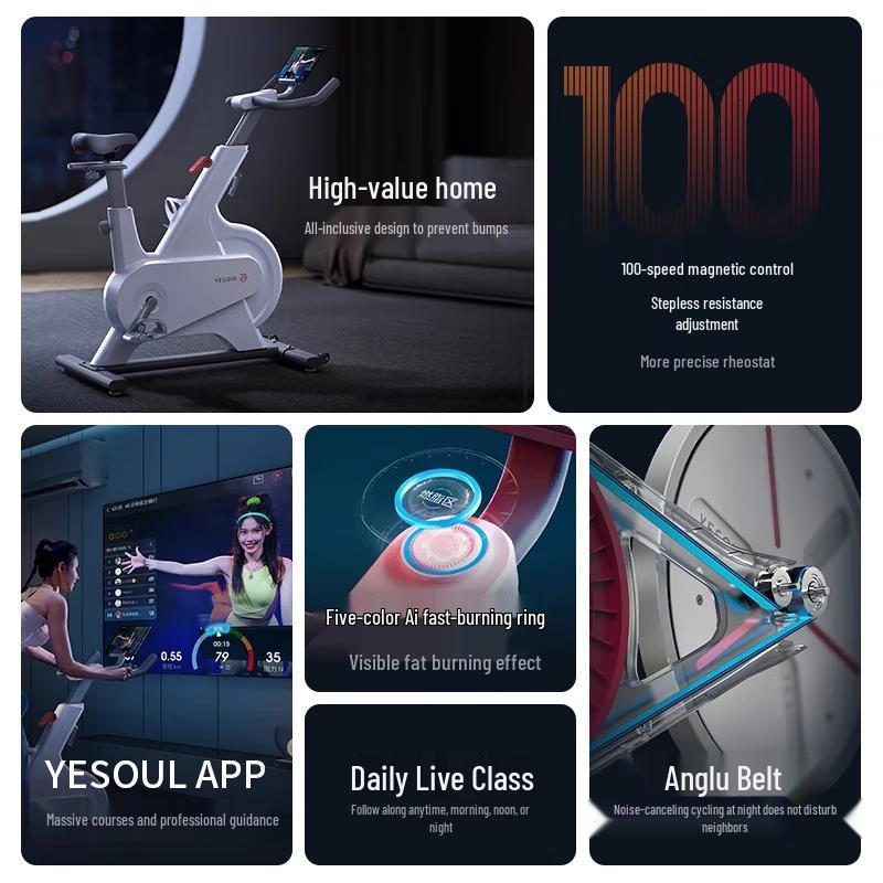 Умный велотренажер YESOUL с магнитной системой сопротивления M1P