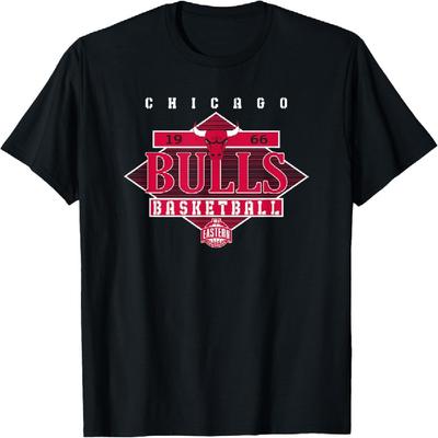 Официальная футболка Chicago Bulls с бриллиантовым принтом