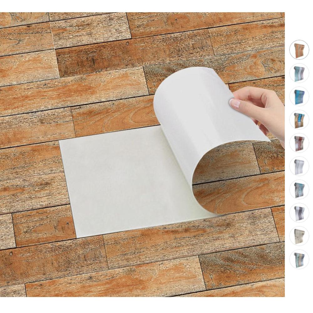 Домашнее украшение под дерево, самоклеящиеся обои, ПВХ, напольные наклейки, экологически чистая виниловая деревянная наклейка для спальни, кухни