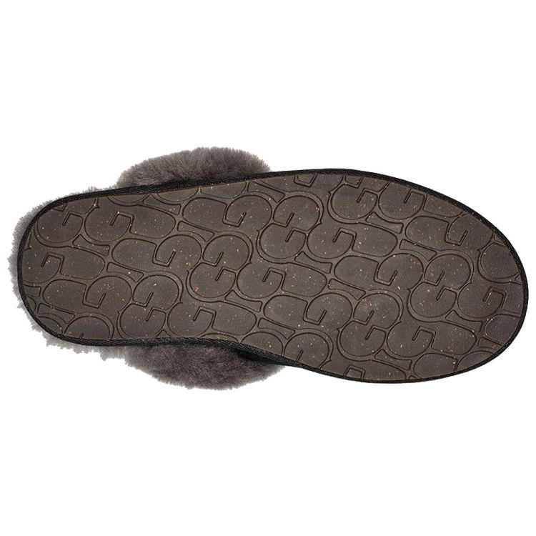 UGG Scuffette II Черно-серые женские кроссовки 1106872-BCGR