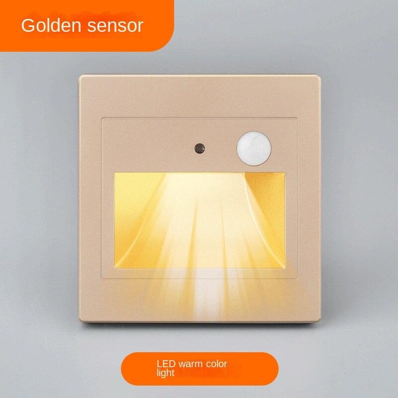 Светодиодный PIR-датчик освещения Nieuwe Verzonken Trapverlichting Voor Thuis Gangverlichting Decoratieve Binnenwandverlichting LM