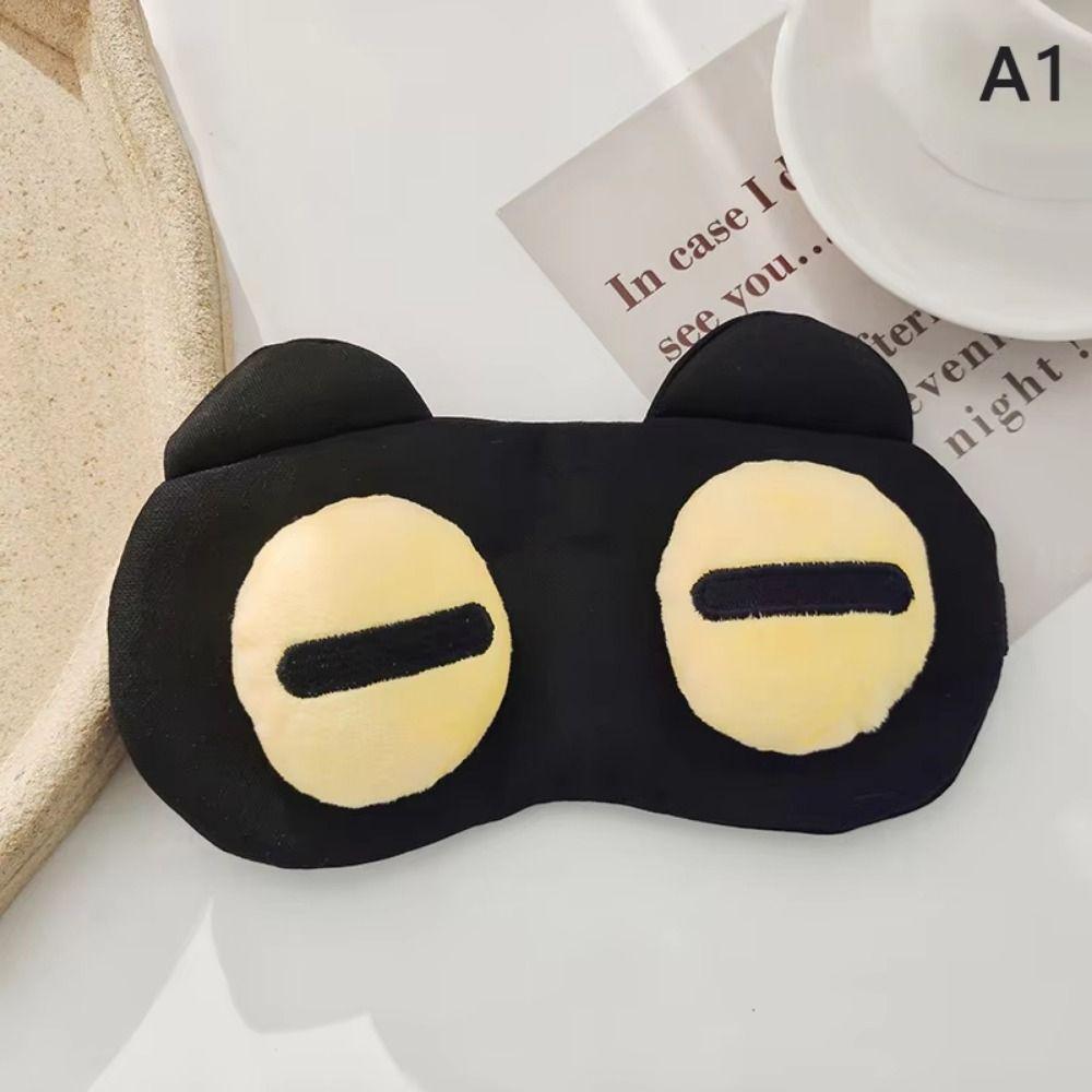 Breathable Funny Anime Eye Cover Adjustable Travel Relax Eyepatch Soft Cartoon Sleep Eye Mask Home