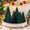 6 Pcs Honeycomb Christmas Tree 3D Folding Christmas Tree Tabletop Centerpiece for Rustic Farrmhouse Home Table Decor