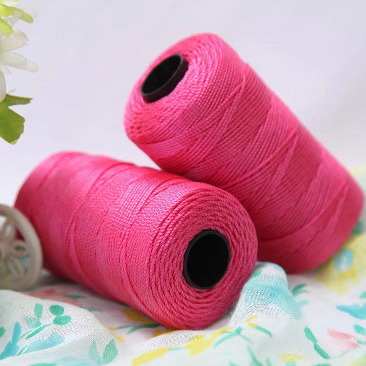 Ice Hemp Yarn: 3-Strand Hand-Woven Crochet DIY Kit