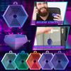 3D Bosilgan Kalit Uzuk Olti Burchakli Fidget Kalit Uzuk Sovg'a Kalit Uzuk 3D Bosilgan