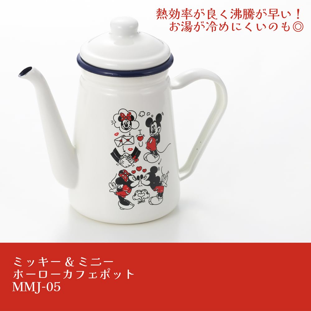 Эмалированный кофейник Disney Shake Hands 1.1 л MMJ-05