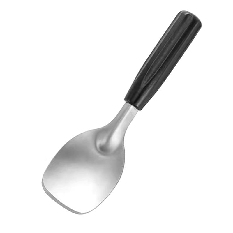 Ложка для замороженного йогурта из нержавеющей стали, ложка-лопатка для мороженого для твердого или десертов, плоская лопатка, инструмент для резки масла для замороженного