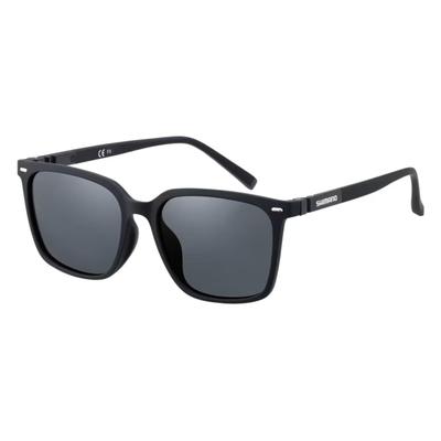 Поляризационные солнцезащитные очки Wellington Glasses 01 Черные [Shimano] UJ-051Y Дымчатые/Матовые