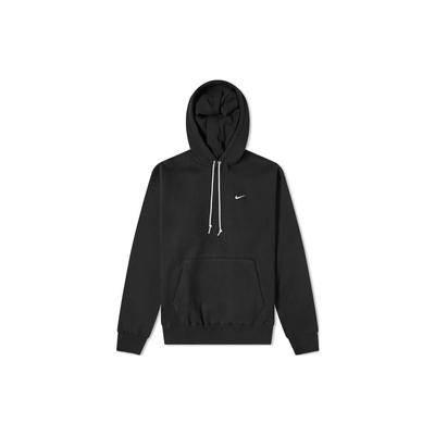 Nike Толстовка с капюшоном Solo Swoosh Full Zip, черная/белая, мужская уличная одежда DX1355-010