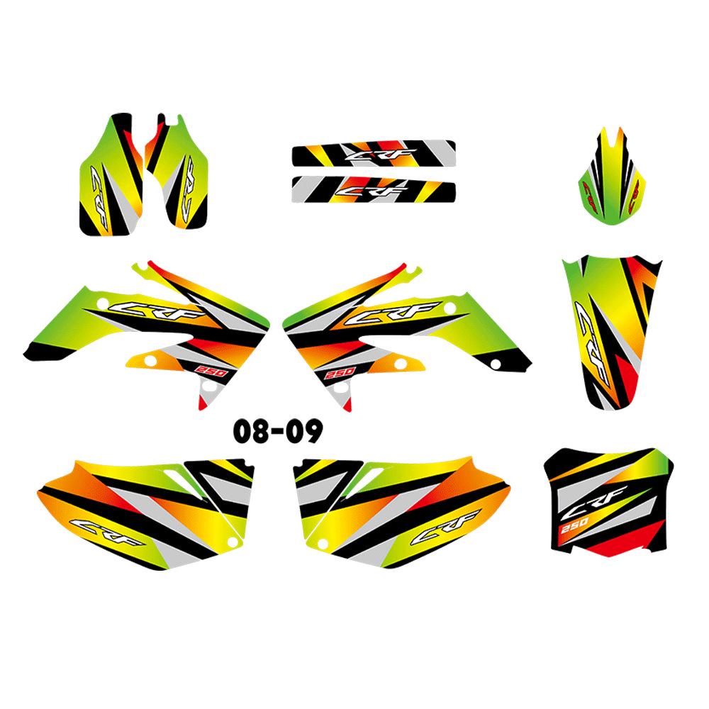 Наклейки для CRF250R CRF250 Off-Road (2004-2009)