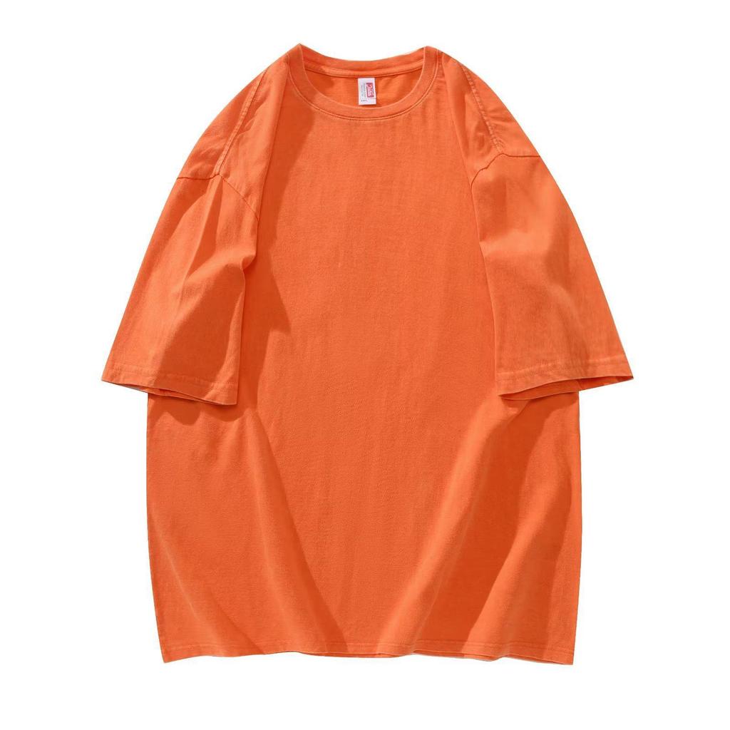 Трендовая футболка оверсайз с коротким рукавом в стиле ретро тай-дай - Унисекс летний стиль