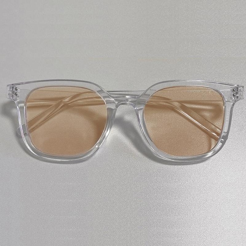 Солнцезащитные очки для женщин в черной оправе с пудрой и румянами, очки для макияжа без макияжа, квадратная большая оправа