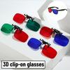 Adult Amblyopia Training Glasses Specialized Red And Blue 3D Clip Correcting Strabismus Glasses Adult Vision Testing Tools 1Pcs