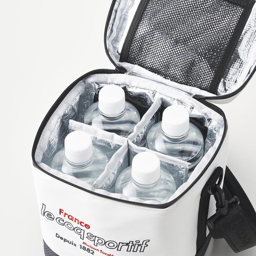 Coq Thermal Cold Holds 4 PET Shoulder All Year WHNV [Le Sportif] Чехол, Изоляция, Изоляция, Бутылки, Вертикальный, В комплекте, Круглый, Гольф, LG4FTT45M,