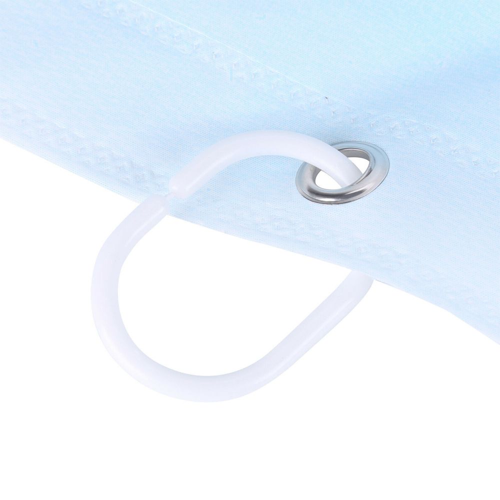 Утолщенный Отправить крючки Подводный мир Ванная Душевая занавеска Удлиненная Перегородка для туалета