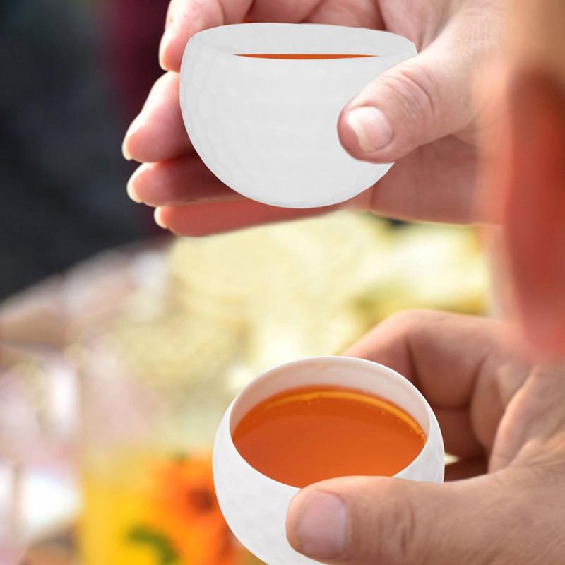 1/3 шт., стопка в форме мяча для гольфа с крышкой, классная стопка в форме мяча для гольфа, пластик, идеальный подарок для любителей гольфа - новинка