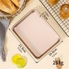 Strong Rectangular Cookie Sheet With Heat Responsive Design Baking Tray Oven Safe Cooking Pan Ideal For Home Users