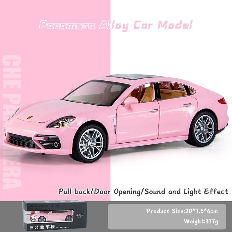 Масштаб 1/24 Panamera, модель автомобиля из сплава, световой и звуковой эффект, литой автомобиль, игрушки для мальчиков, детские игрушки, подарок на день рождения, детские игрушки, автомобиль, коллекция игрушек для мальчиков