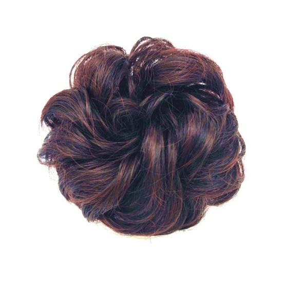 Puntos Женский эластичный пучок для волос, хвостик, накладной небрежный волнистый шиньон, аксессуар для волос