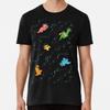 Dinosaurs In Space Pattern S To 5XL Made In the AU/USA T-Shirt