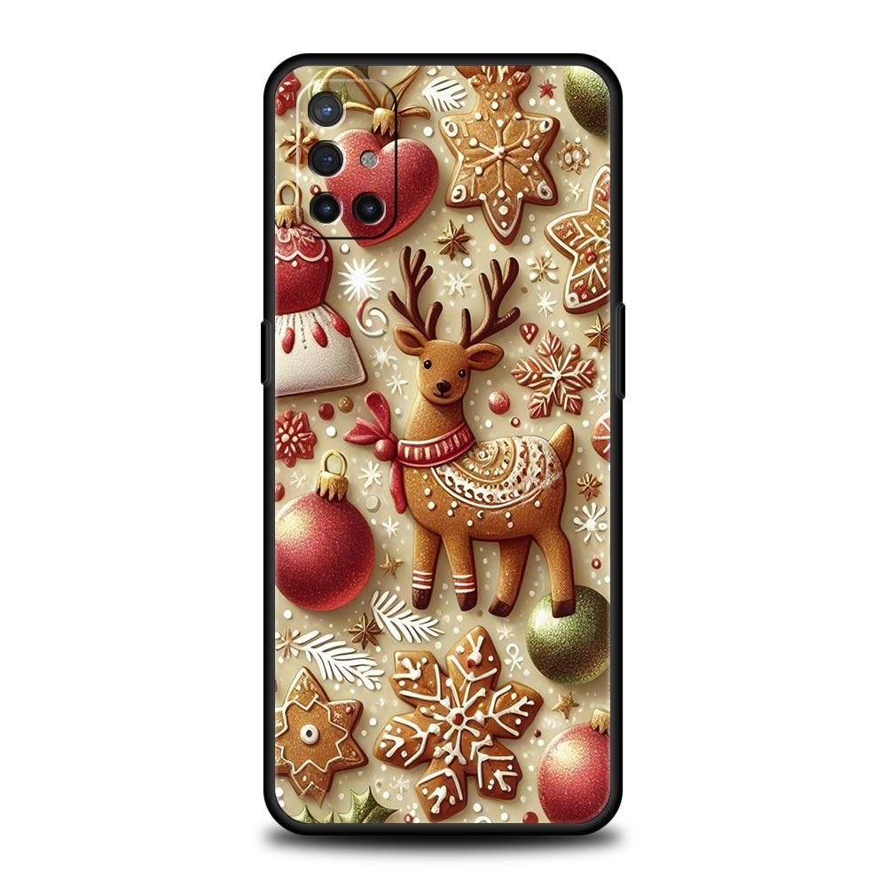 Phone Case For Oneplus 13R 13 12 10T 11 R10 Nord N100 N200 N10 9 9R CE 2 3 Z Pro Lite 5G Soft TPU Cover New Year Christmas Capas