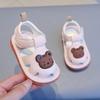 Детская обувь для ходьбы Нескользящая мягкая подошва для малышей Детские сандалии с милыми медвежатами 2025 Лето Новая обувь с мультяшными героями для девочек Милые мальчики
