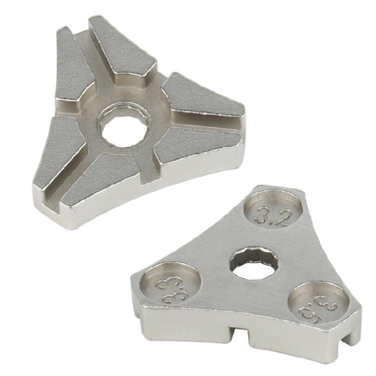 Квадратный ниппельный ключ 3 размера в одном, Инструменты для правки колес, 3,23/3,3/3,45 мм