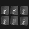 Household Transparent Home & Living Seamless Adhesive Hook Traceless Hooks Wall Rack Storage Hanger