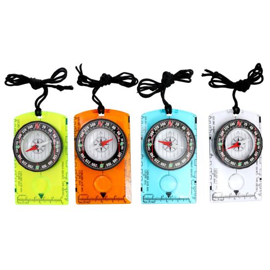 Многофункциональный компас для ориентирования со шнурком, высокая точность, компактный размер, портативное увеличительное стекло, профессиональный компас, снаряжение для кемпинга