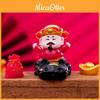 Festive Resin Fortune God Miniature Decoration For Prosperity And Luck