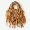 Annual Meeting Imitation Cashmere Scarf for Women 100g Thin Solid Color Gift Scarf for Men and Women Autumn and Winter Warm Shaw