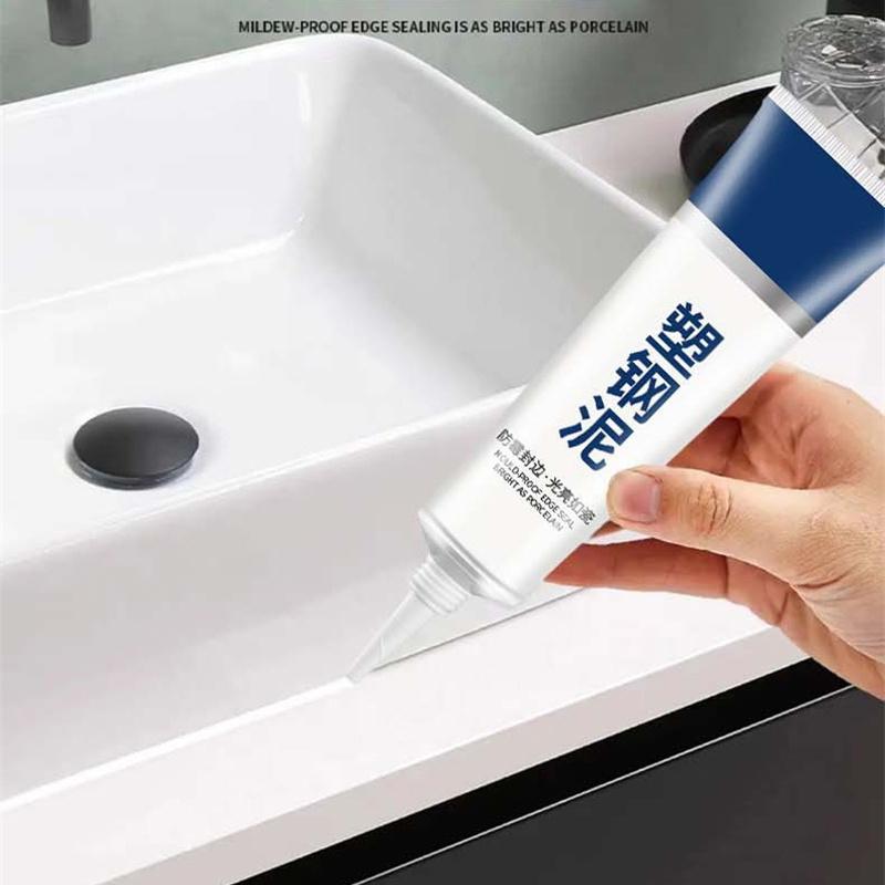 Mildew Proof Sealing Edge Caulking Ceramic Glue Kitchen Bathroom Toilet Sink Waterproof Sealant Plastic Steel Mud