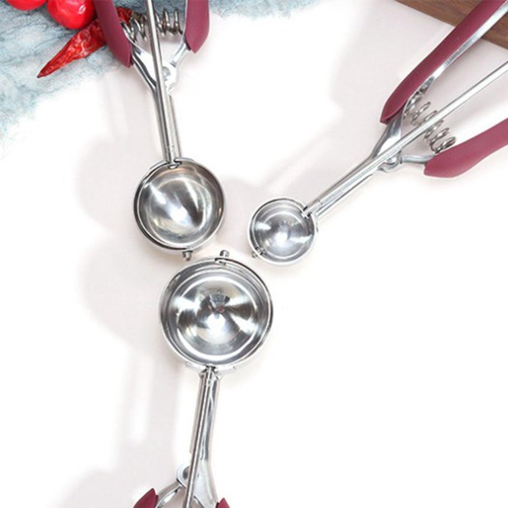 Food Portioner Cutter for Watermelon Ice Ball Digger Ice Cream Scoop Kitchen Tool Ice Ball  Spoon